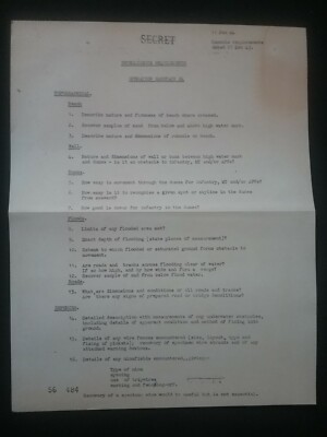 AUFTRAGSBEFEHLE FÜR OPERATION HARDTRACK 24 AN FREIE FRANZÖSISCHE KOMMANDOS JANUAR 1944