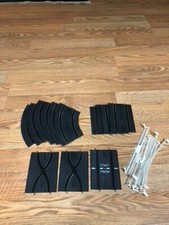 PMC Slot Car Track 1960's-70's 14 Pieces