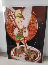 Lithographie, reproduction plastifiée HD Fée clochette Disney dimension A4