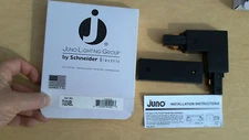 Juno Lighting TU24BL Surface TU24 Series Adjustable Connector Track To Track Bla