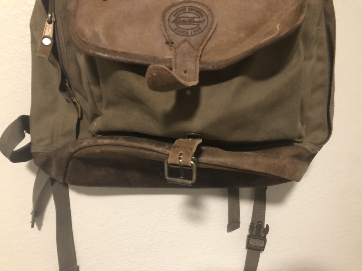 Vintage Eddie Bauer Rare Backpack Book Bag Eddie Bauer aa16