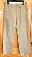 Place Khakis Cargo Boys Pants 100 Cotton Beige Straight Leg Sz: 10