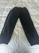 the tortured poets department pants size youth med black Official