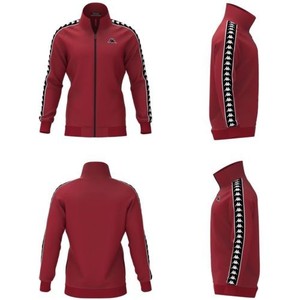 felpa kappa nera uomo