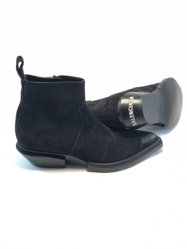 BALENCIAGA Santiag Calfskin Suede 