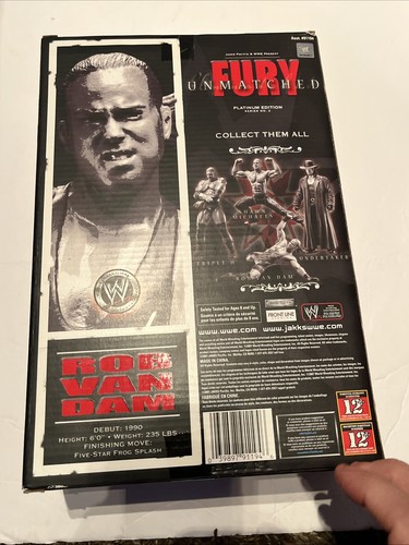 WWE Jakks Unmatched Fury ROB VAN DAM Figure 2007 Platinum Edition Series 7 - Picture 4 of 7