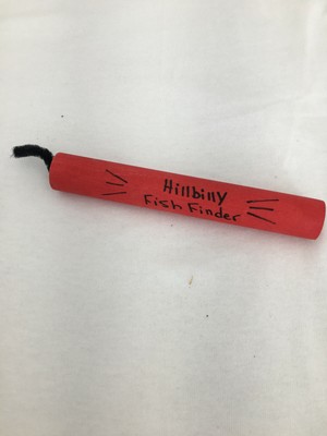 Dinamite Barkwood Hillbilly Fish Finder Funny Wood Gag Gift Collectible USA 6''