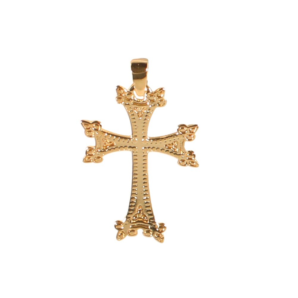 Collier pendentif croix Arménienne plaqué or, portez l'histoire et la tradition