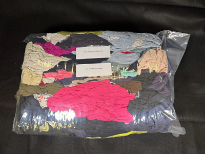 #ad Recycled Color Knit T Shirt Wiping Rags 10 lbs. Bag Multipurpose Cleaning Cloths $14.99