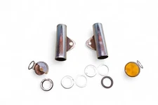 1969 1970 1971 SUZUKI T500 FRONT FORK HEADLIGHT EARS BRACKETS SET s128 *AH13