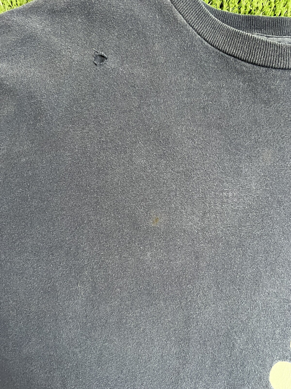 T shirt basket vintage FILA Made in USA Uomo XL Navy