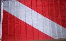 NEW 3x5ft DIVER DOWN SCUBA DIVING DIVE MARKER best quality satin FLAG usa seller