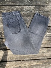 Vintage Levi  s 505 38x32 Orange Tab Black Wash Jeans