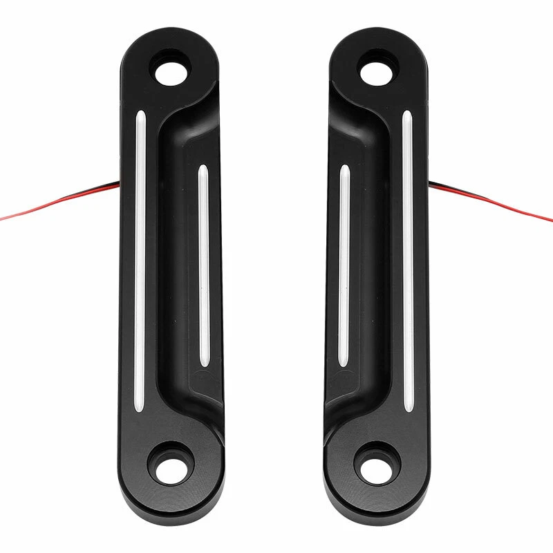 Front LED Flush Fork Turn Signal Brackets For Harley Touring Electra Glide 98-21 - Image 4 of 4