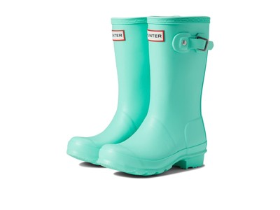 Hunter Original Kids Waterproof Rain Boots (Wild Mint Green, US Junior Child Siz