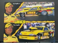 VRHTF NHRA VINTAGE JEG &TROY COUGHLIN PRO STOCK HAND OUT