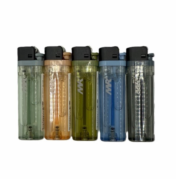 5 Ct MK Plus Five Assorted Color Refillable Lighters (008570)