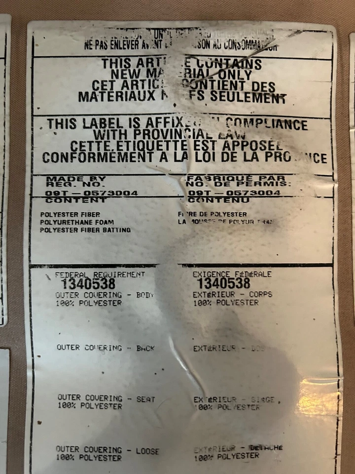 Sofa Couch, 96” X 35” X 40”, Beige, Ashley Furniture Brand - Image 4 of 4