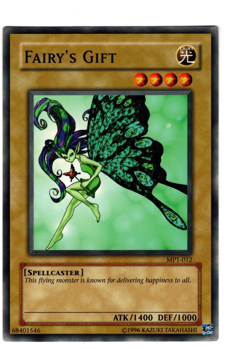 Yugioh- 1X Fairy's Gift - Common - Unlimited - MP1-012 - Light