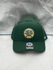 Oakland Athletics MLB '47 Brand Throwback Green MVP Adjustable Hat