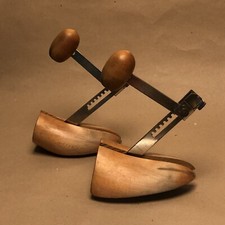 Vintage Wooden Adjustable Men's Shoe Stretchers Trees No. 3