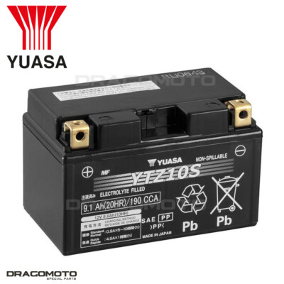   Batterie KAWASAKI VULCAN 650 S (EN650A) 2015 2016 YUASA YTZ10S