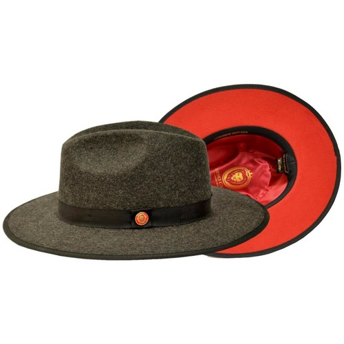 Australian Wool Flat Brim Fedora Hat | eBay