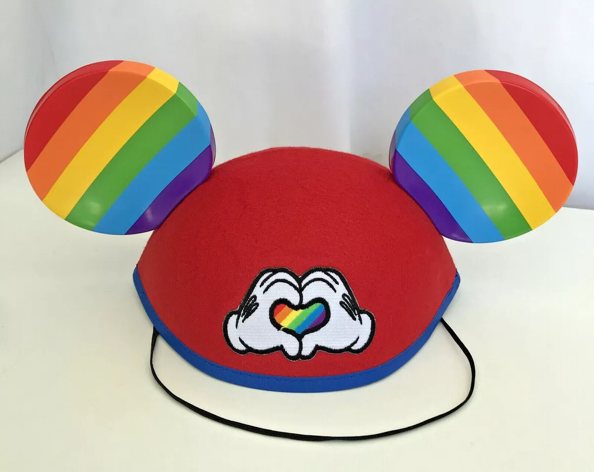 Rainbow mickey cheap ears hat