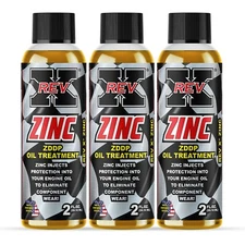 REV X Zinc ZDDP Oil Additive (3 Pack) 2 fl. oz. - Restore the Protection