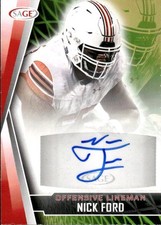 2022 SAGE Nick Ford #A-NF Autographs Red Utah Utes 20J