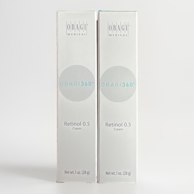 2 Pack! Obagi 360 Retinol 0.5 Cream - 1 Oz Each