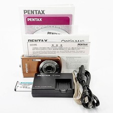 PENTAX Optio M40 Brown Compact Digital Camera Excellent Condition