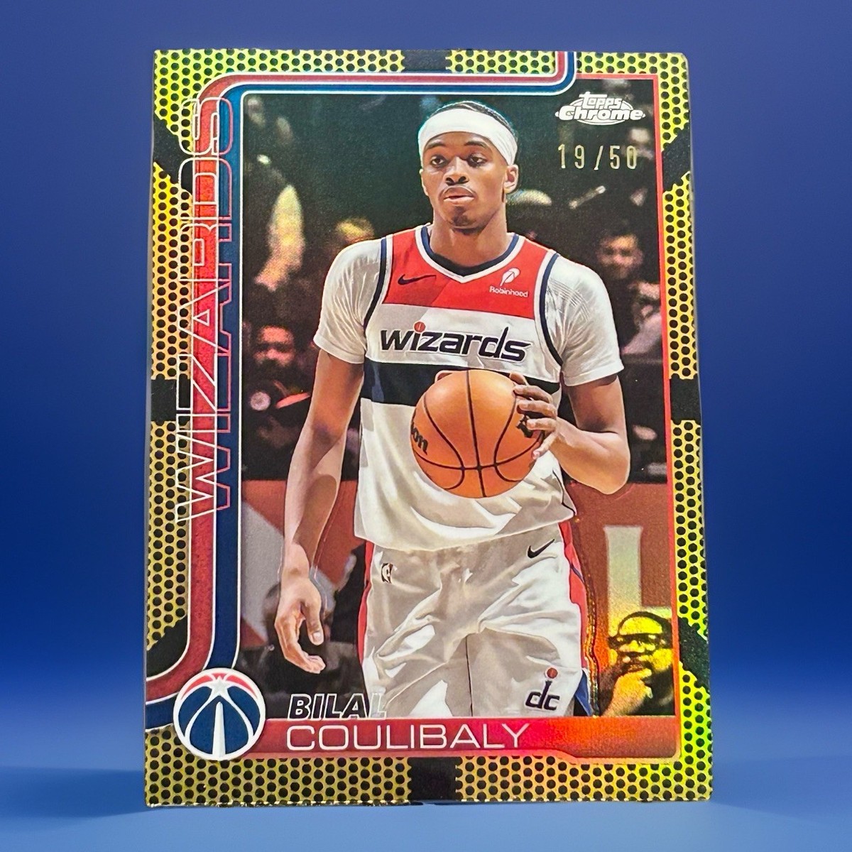 Bilal Coulibaly /50 Gold Border Refractor 2025-26 Topps Chrome