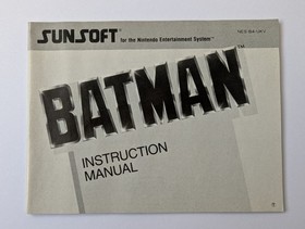 Batman NES komplett sehr guter Zustand