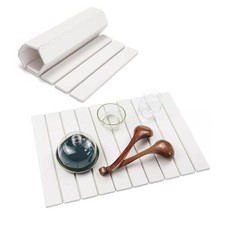 24 x16 Stone Dish Drying Mat for Kitchen Counter Foldable Marbled Quick-Dry