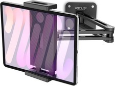 Tablet wall mount holder adjustable stand