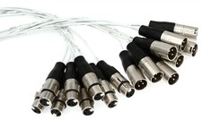 ProCo MT8XFXM-5 8-channel XLR Female to XLR Male Snake - 5 foot 3-pack