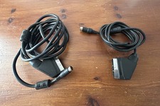 2x Sega Saturn SCART cables - good condition