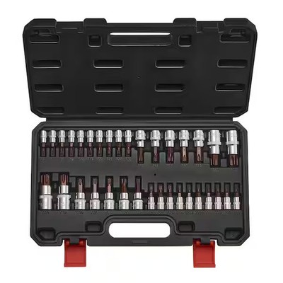 Torx Bit Socket Set, 34-Piece Solid Star and Tamper Proof T6-T70, S2 Alloy Steel