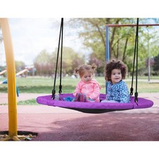 Children Indoor and Outdoor Play Set Swing-Purple