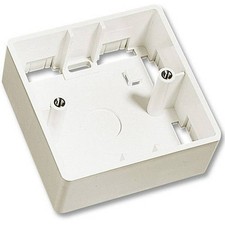 Lindy 60523 surface-mounted frame wall box 1-fold UK wall frame white