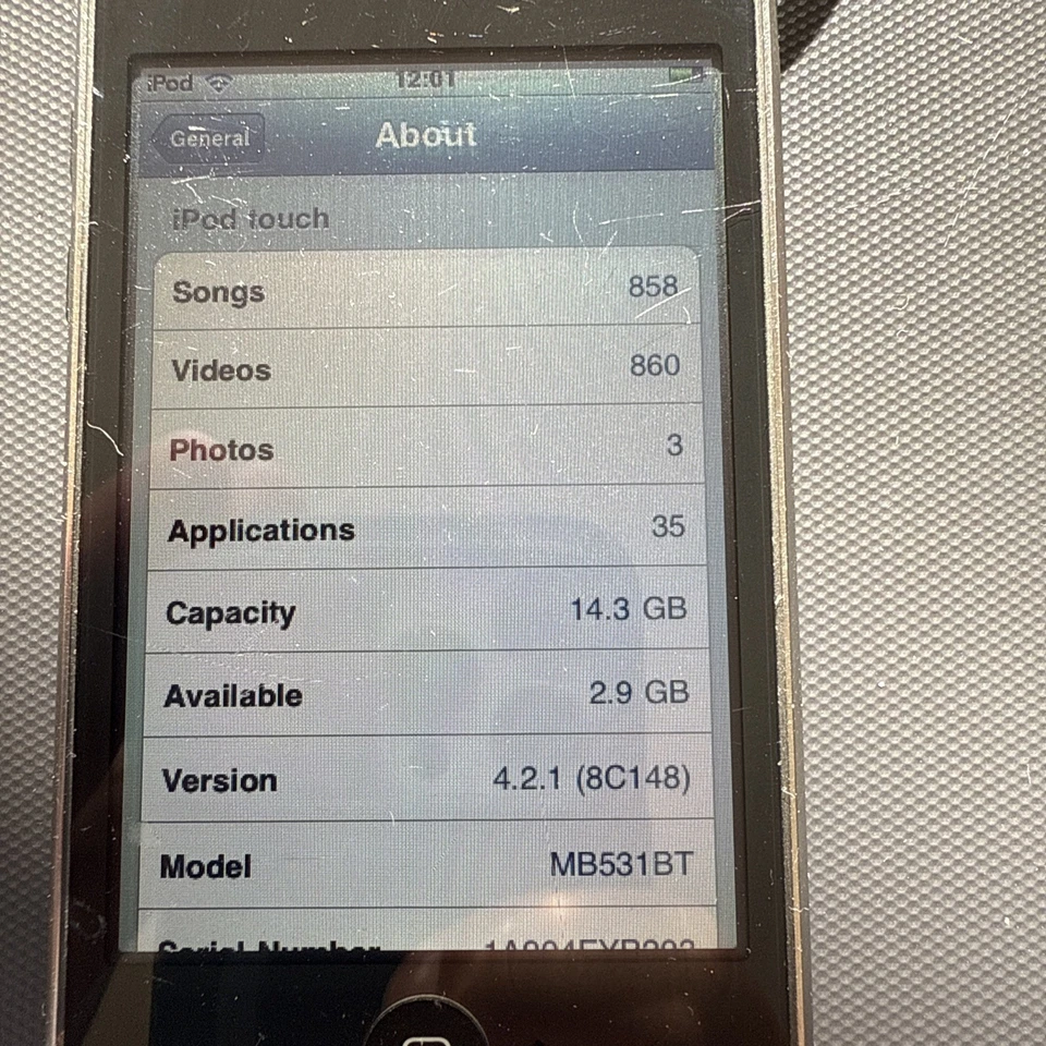 iPod Touch 2nd Gen 16GB - A1288 - Image 4 of 4