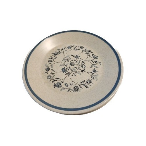 4 Lenox Blue Breeze Bread and Butter Plate 6 3/8'' Speckled Temperware Stoneware