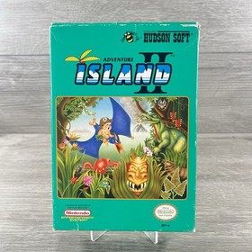 Adventure Island II Complete In Box  Nintendo Entertainment System NES Tested