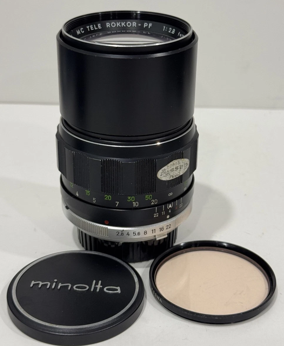 Minolta Rokkor PF 135mm Focal f/2.8 Camera Lenses for sale - eBay
