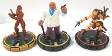 Heroclix Marvel Daredevil Figure Lot, Daredevil 097, Elektra 033, Kingpin 043