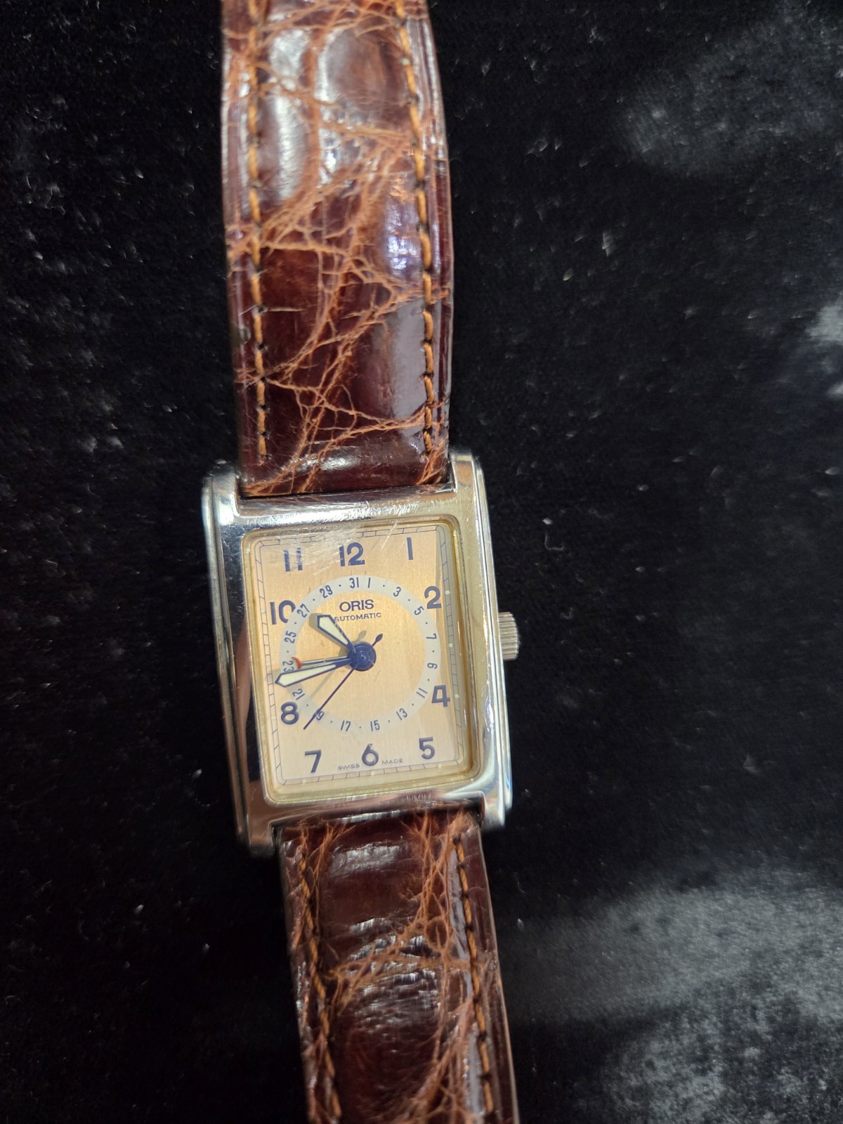 VINTAGEREGTANGULAR POINTER DATE AUTOMATIC WRIST W… - image 9