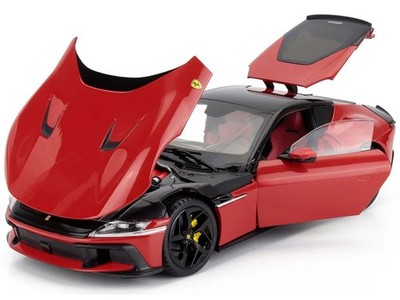 2024 FERRARI 12CILINDRI ROSSO CORSA RED 1/18 DIECAST BY POLISTIL