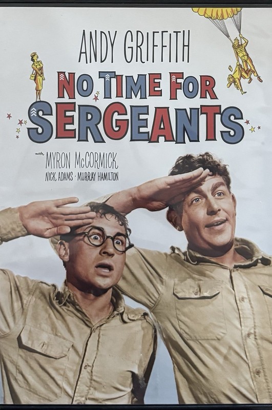No Time for Sergeants (Andy Griffith, 1958). DVD