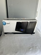 onn CD Mini Stereo System Bluetooth FM Radio Remote Open Box